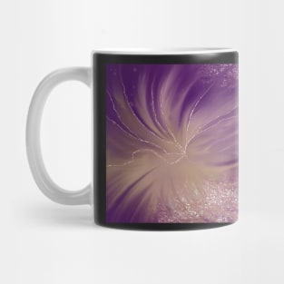 Purple with metallic lines - abstract Mug